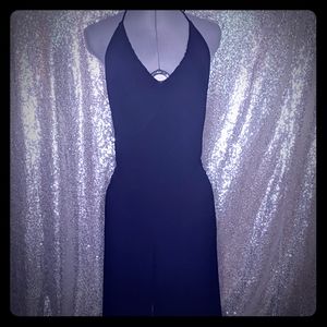 Haltered jumper with tie back